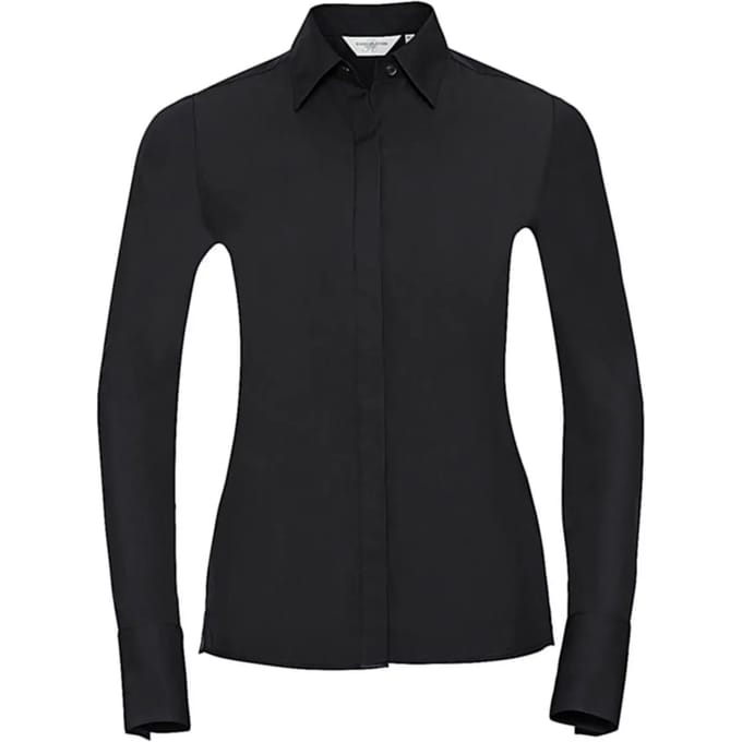Dameshemd met lange mouwen Russell Athletic Ultimate Stretch