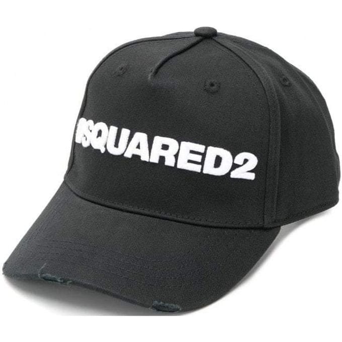 DSQUARED2 Italiaanse honkbalpet zwart gray