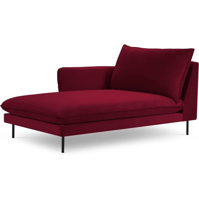 Chaise longue Vienna links velvet | Cosmopolitan Design