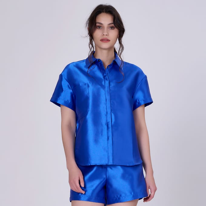 Shirt met korte mouwen in taf