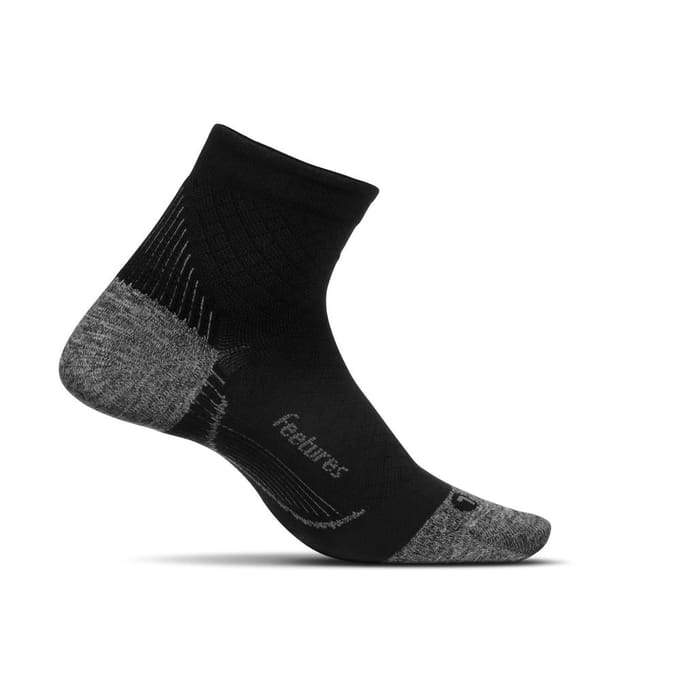 Feetures - PF Relief Ultra Light Quarter - Black - Zwart / MEDIUM