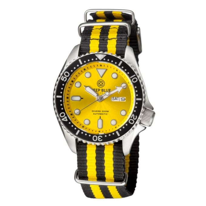 Deep Blue Diver 300 Nato Automatic NATODIVERSSYEL