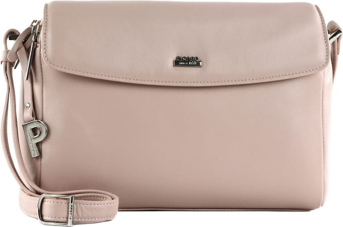 PICARD Leren Schoudertas Really Crossbody Bag Rosequartz Oud roze