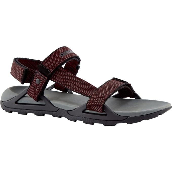 Craghoppers Heren Locke Sandalen (Donkergrijs/Pompees Rood)