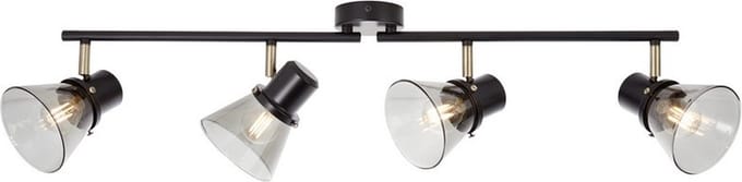 Brilliant RONALD - Plafondlamp - Messing;Zwart