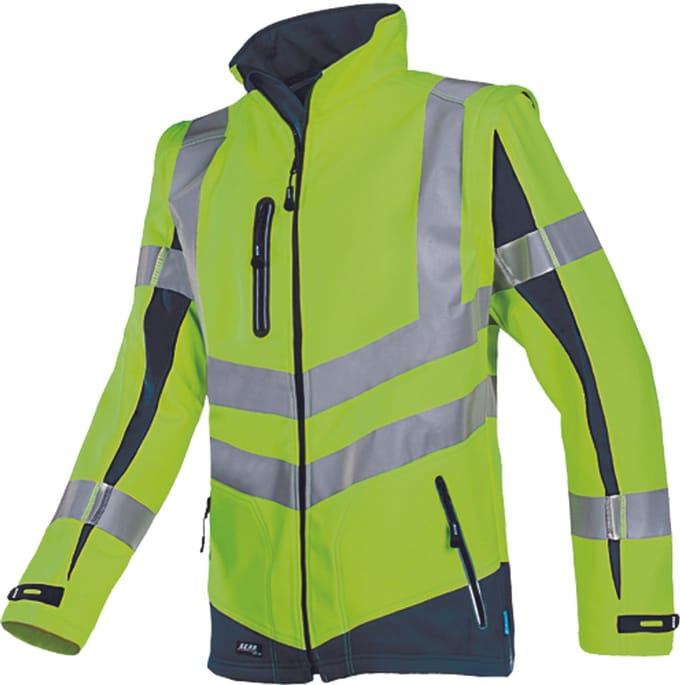 Sioen MALDEN softshell jas 03010361 - HV Geel/Navy - L