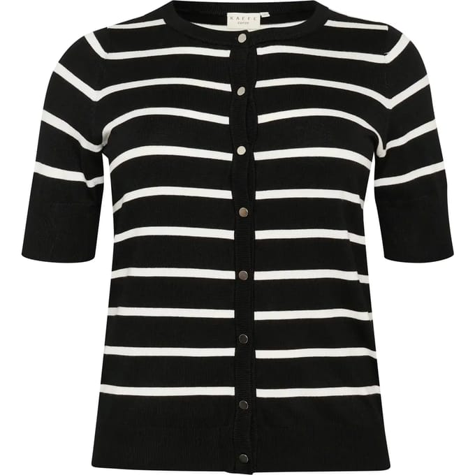 Korte mouwen cardigan dames KAFFE Curve Lizzy