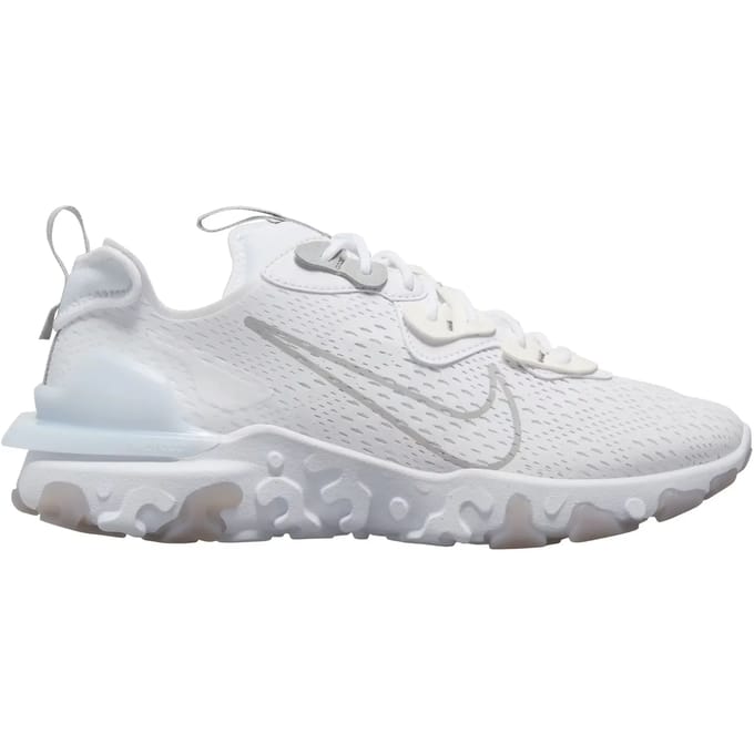 Nike React Vision Heren Sneakers - White/Lt Smoke Grey-White-Lt Smoke Grey - Maat 41