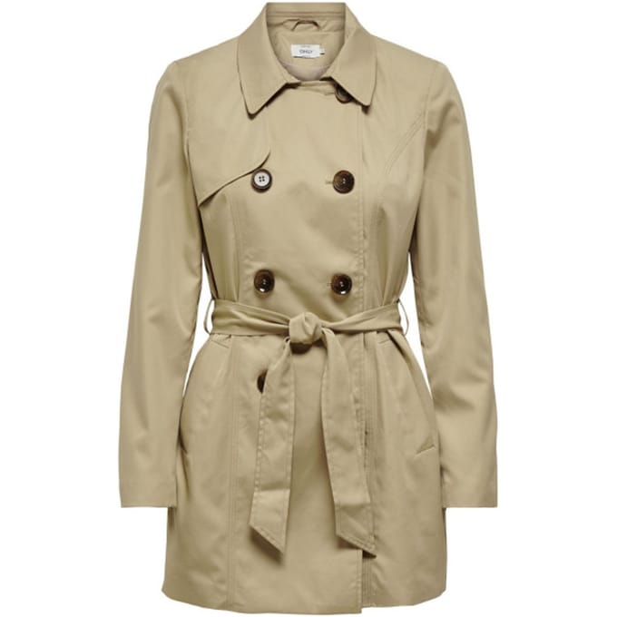 Regular fit Trenchcoat met dubbele knoopsluiting Model 'VALERIE'