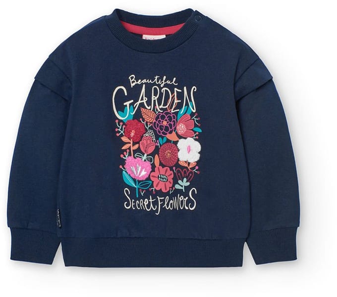 Boboli Fleece Sweatshirt Blauw 5 Years Meisje
