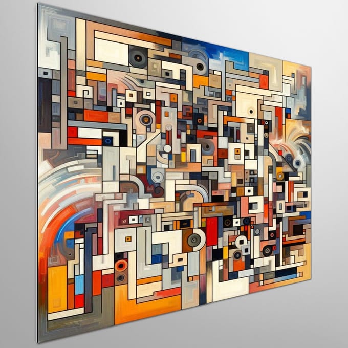 Kunstprint | Wanddecoratie | Dibond | 40 × 40 cm