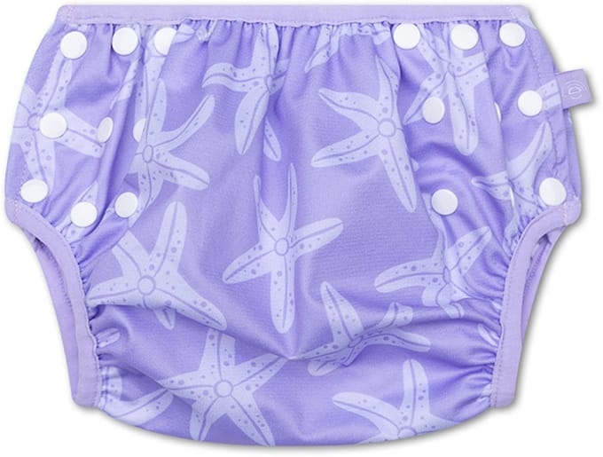 Swim Essentials - zwemluier - 0-3 Jaar - Lila - Sterrenprint - verstelbaar