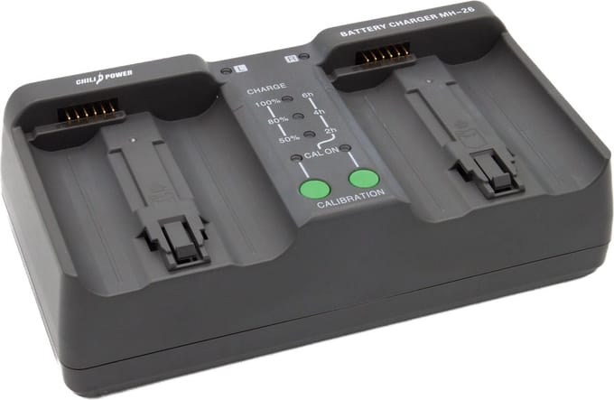 ChiliPower Duo oplader voor 2 accu's Nikon EN-EL18 en EN-EL18D