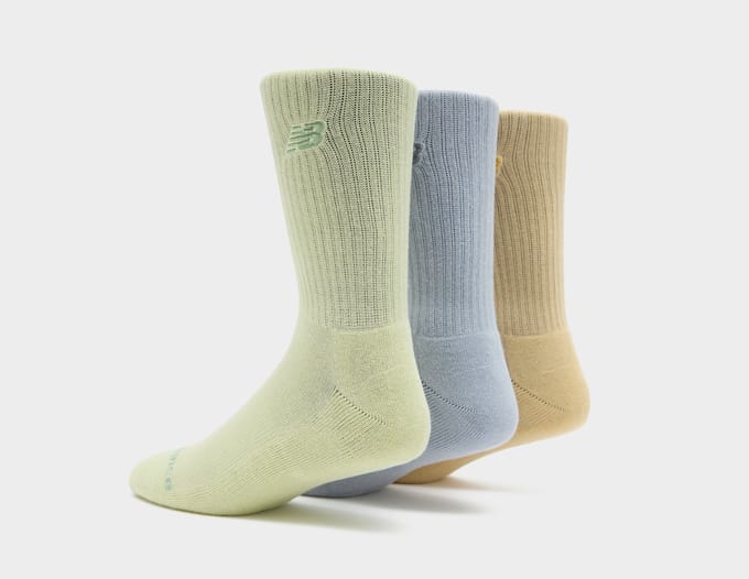 New Balance Midcalf 3 Pack Sokken Unisex - Wit - Maat 43-46 - Katoen