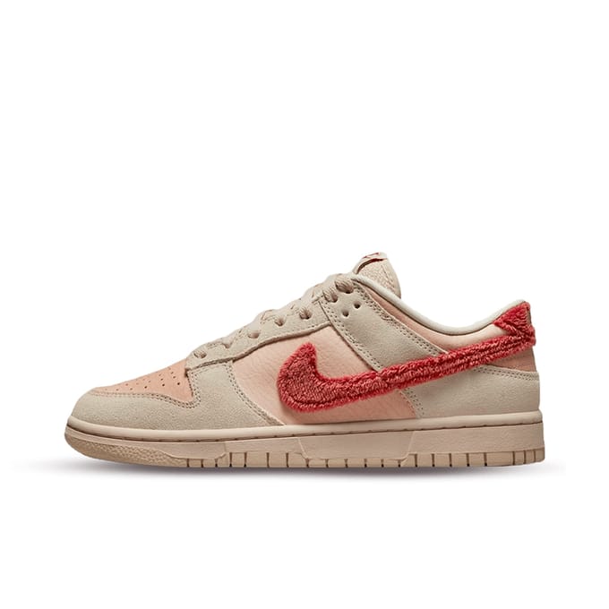 Nike Dunk Low Terry Swoosh Dames Sneakers Pink Shimmer Sanddrift DZ4706-200 41