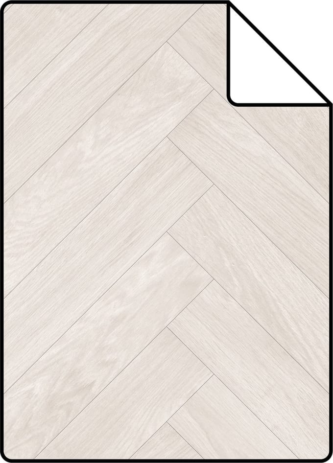 Proefstaal ESTAhome behang hout motief beige - 26.5 x 21 cm - 139173-S