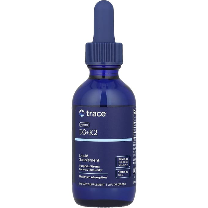 Trace, ionische D3 + K2, 2 fl oz (59 ml)