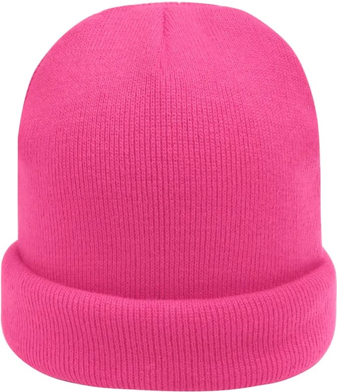 Beanie - Muts - Herfst - Winter - Roze - Yehwang - Acryl