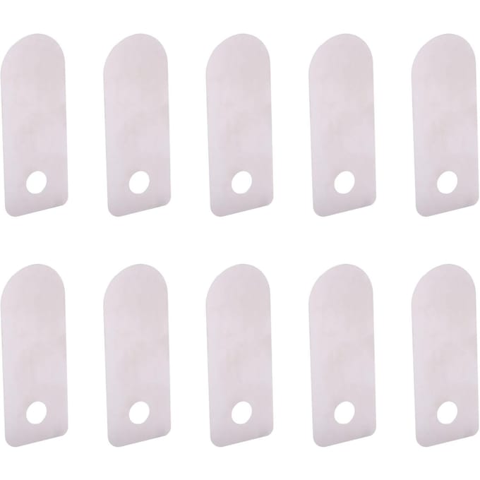 10 Stuks Klepplaat Luchtcompressor Stille Olievrije Machine Aluminium Accessoires Vervanging(Kort white