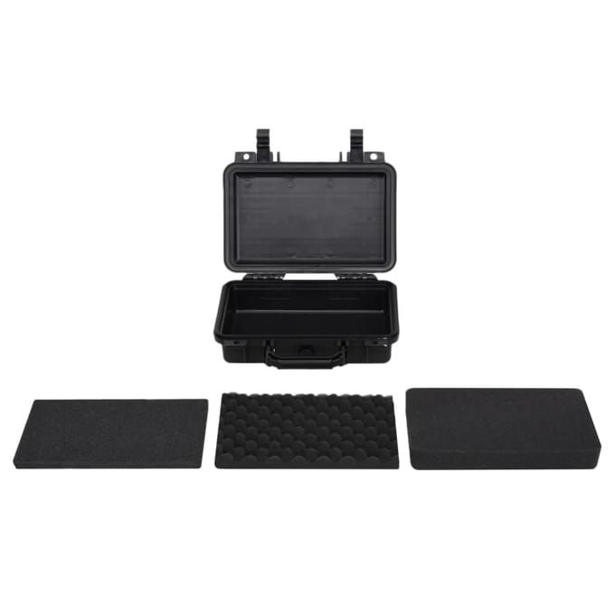 vidaXL - Flightcase - draagbaar - 30x22x10 - cm - PP - zwart