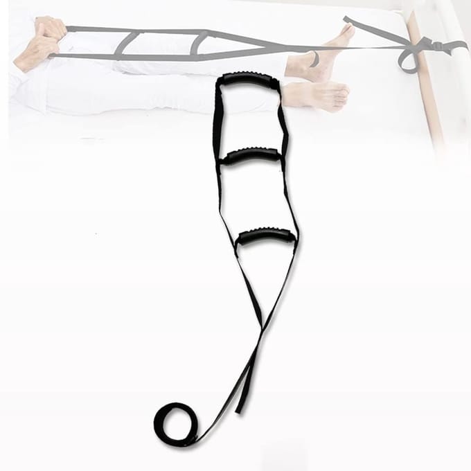 Bed Ladder Strap - Hulpstuk Bed - Bed Hulp - 3 Handgrepen - Verstelbaar