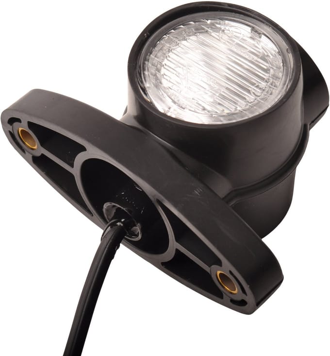 Aspock Superpoint 3 LED - links/rechts - wit/oranje/rood - 1 meter platte kabel