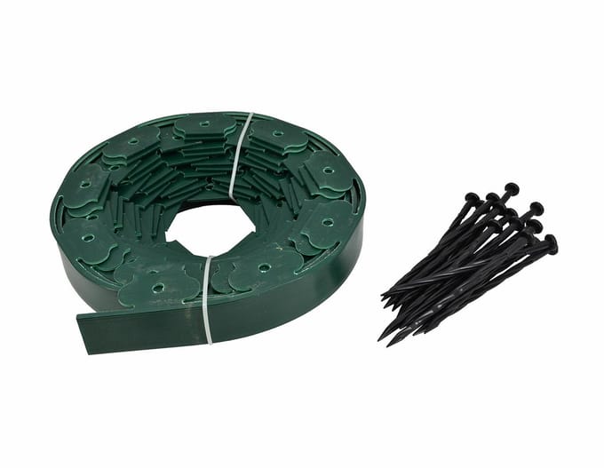 Awtools Eco-Border - Tuintuinrand - 10m - Groen - Flexibel - Weerbestendig