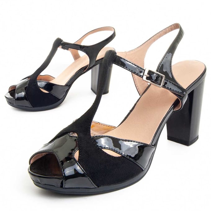Zapato De Tacón Para Mujer.  Montevita  Sitra2  89050 40 zwart