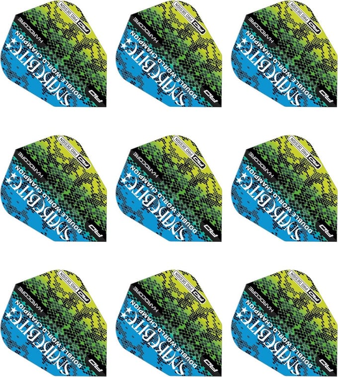 Dartpijlen Flights V-Standaard Set - 3 Pakken (9 Flights Totaal)