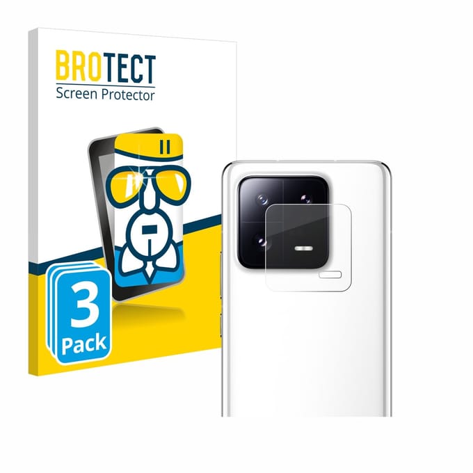 Screenprotector 3 Stuks voor Xiaomi 13 Pro (ALLEEN Camera Lens) Beschermglas transparant