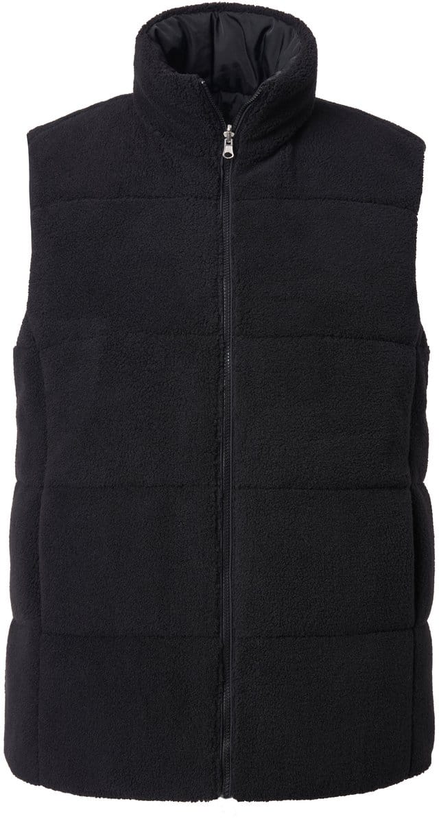Studio Untold - Dames - Omkeerbare bodywarmer Loose Shape - Zwart - Maat 46+