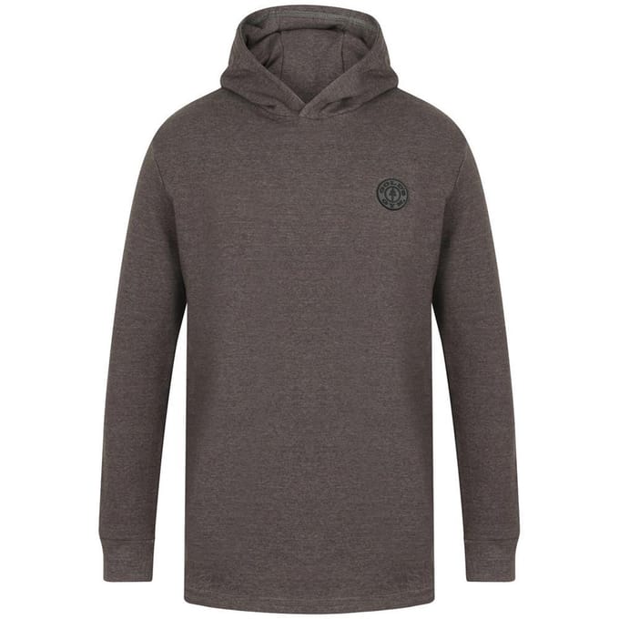 Fitted Hooded Sweater donker grijs - m