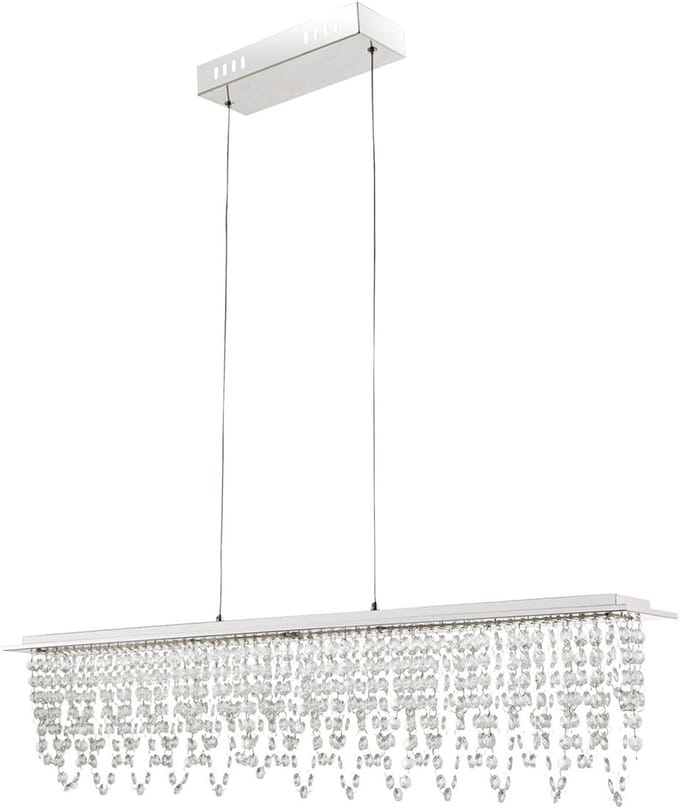 Globo - hanglamp - Scala - chroom - metaal - grote eettafellamp - LED - 68405-24H