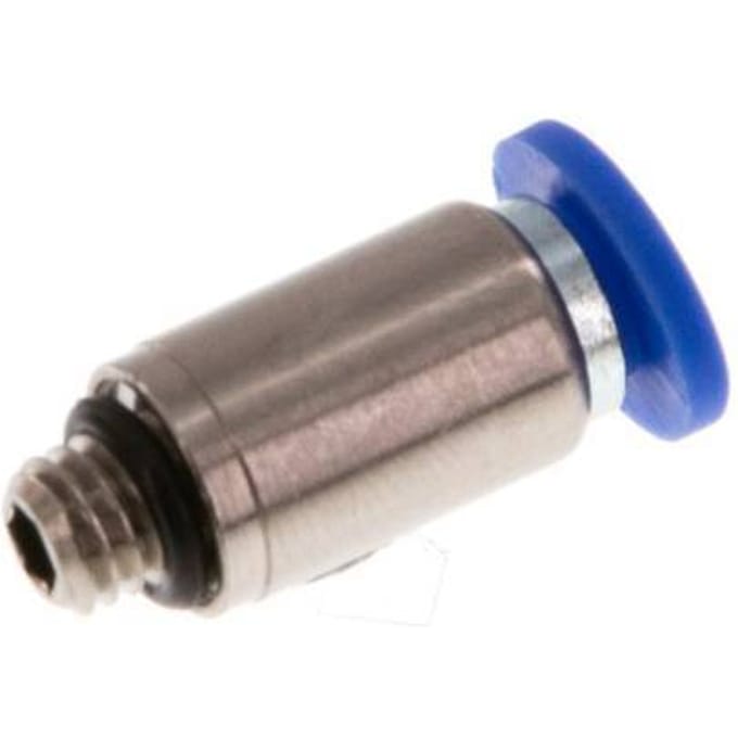 4mm x M 5 Messing/PA 66 Insteekfitting buitendraad Binnenzeskant NBR [5 Stuks]