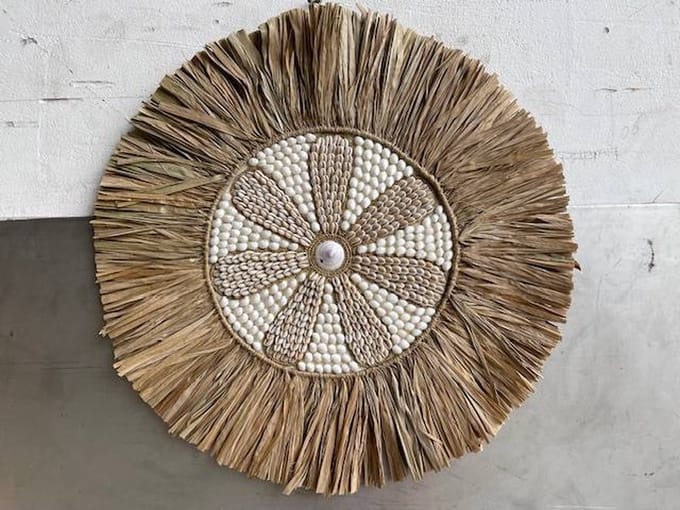 Walldeco flower shell D55