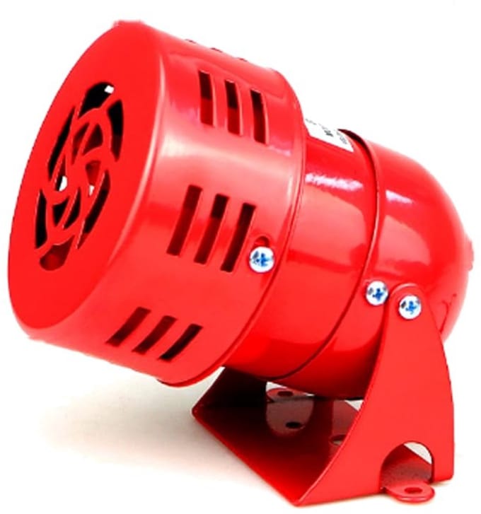 Dailygoody - Motor sirene - 12V 114dB alarm - Beveiligingssystemen