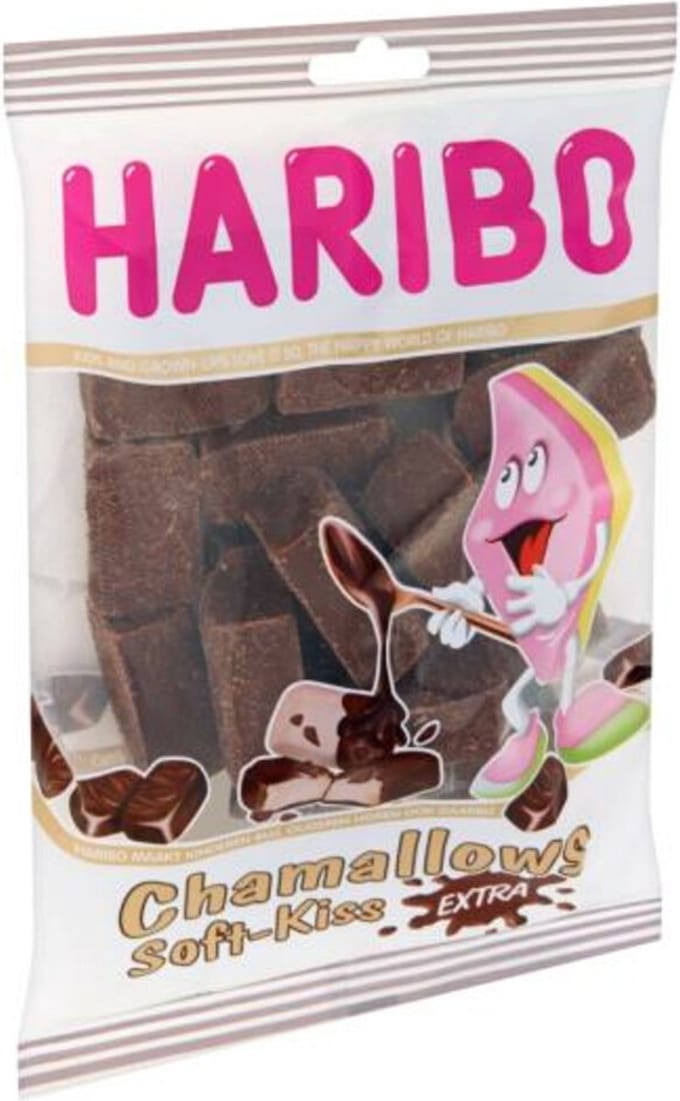 12x Haribo Chamallows Ruitspek Soft-Kiss Extra 175 gr