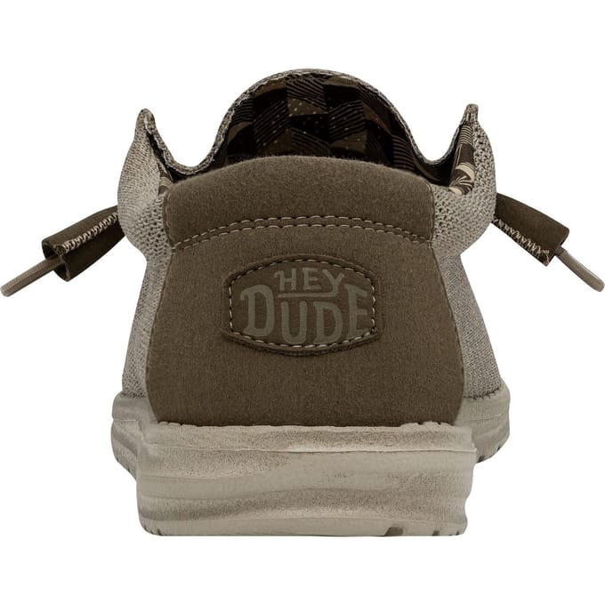 HEYDUDE Wally Sox Heren Instappers Beige Maat 41