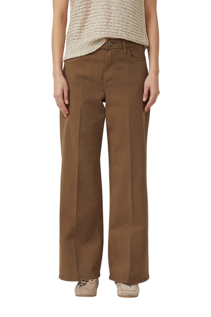 s.Oliver  Jeans Dark Brown Maat: W40L32 | Wijde Broeken Outlet | Dames | Bruin
