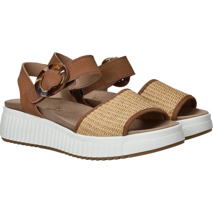 Sens Sandalen - Dames - Cognac - Maat:41