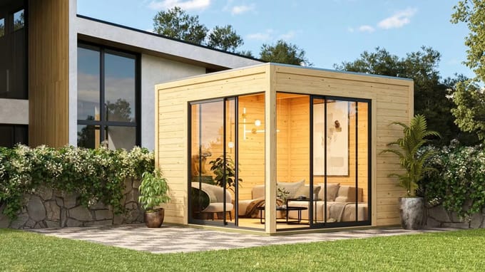 Tuinhuis Dice 3 308 x 308 cm