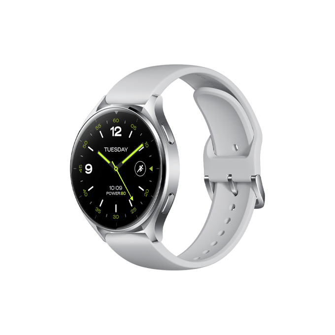 Xiaomi Watch 2 - Silver Case With Grey TPU Strap