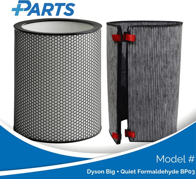 Dyson Big + Quiet Formaldehyde BP03 Filter (Plus.Parts® alternatief voor 972132-01)
