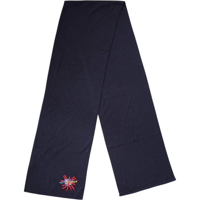 Dolce & Gabbana Blauwe Wol DG Houden van Londen Halsdoek Sjaal