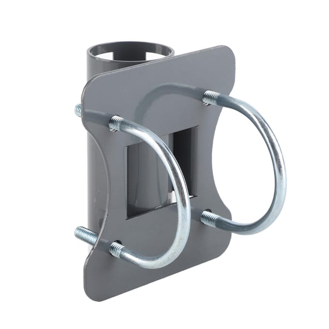 Luchtmast Pijpklem RVS 30mm tot 50mm Verstelbare U-vorm Antenne Montagebeugel gray