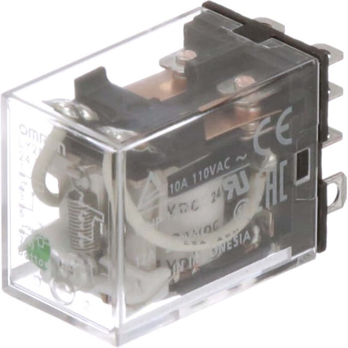 Omron LY2N 24VDC DPDT Power Relay Met LED - LY2 5161M