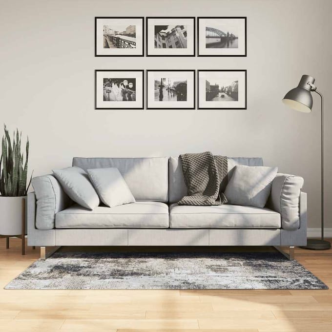 vidaXL - Vloerkleed - wasbaar - 80x150 - cm - meerkleurig