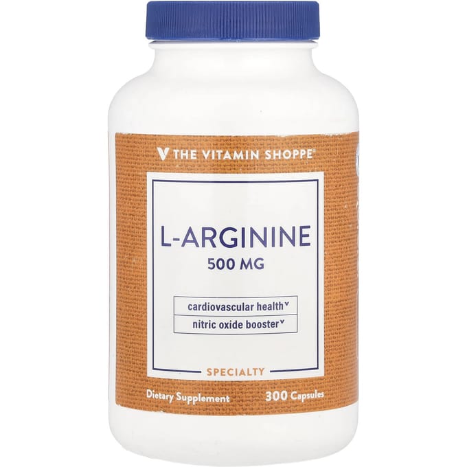 The Vitamin Shoppe, L-Arginine, 500 mg, 300 capsules