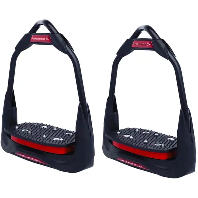 Paardenstijgbeugels Freejump Air’s Full Black (plancher 0° œil 30°)