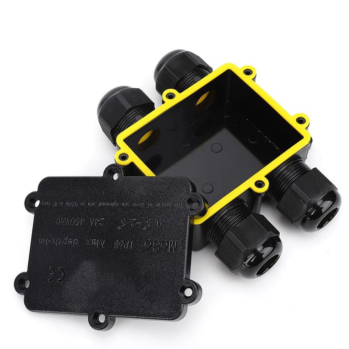 Kunststof Waterdichte Lasdoos M686 Buitenkabel 4-weg H-type Elektrische Lasdoos IP68